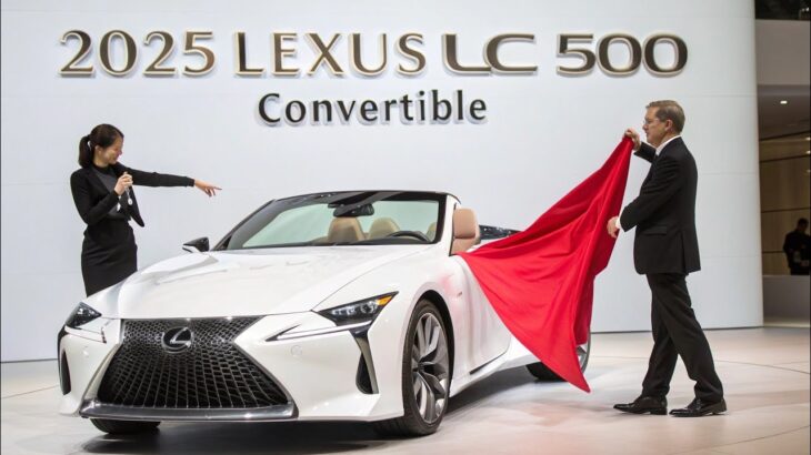 【驚愕の進化】2025年レクサスLC500コンバーチブル登場！究極のラグジュアリーオープンカー🌟
