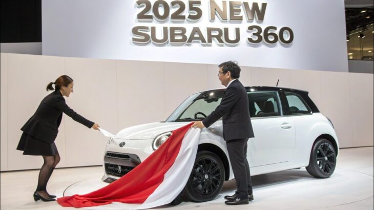 🚗伝説の復活！2025年新型スバル360がついに登場！レトロ×EVの完璧な融合✨