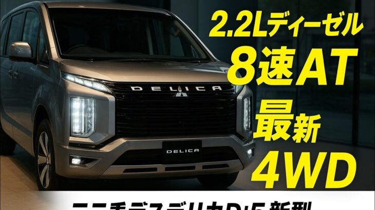 🚙【新型デリカD:5】2025年マイナーチェンジの全貌公開！進化したデザインと性能がスゴい！