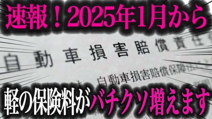 【制度変更】維持費が安いはずの軽自動車の保険料が改悪！？保険料率改定を徹底解説【車解説】
