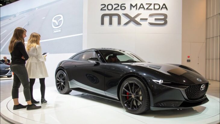 【新型登場】2026年マツダMX-3が復活！このデザイン、ヤバすぎる！