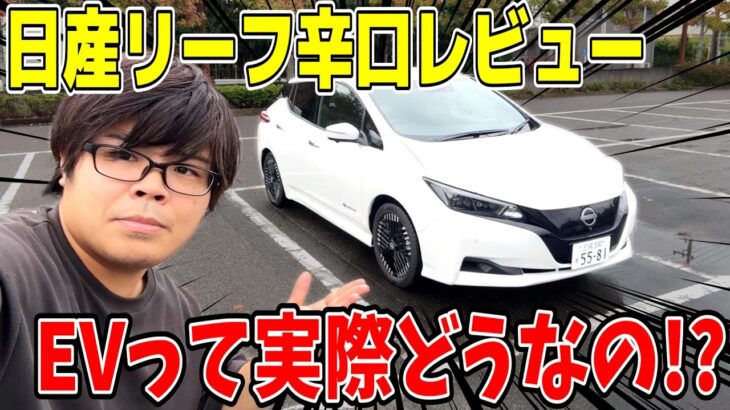 【試乗レビュー】ガソリン車オーナーが初めて日産リーフに乗った結果…