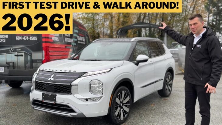 2026 Outlander Mitsubishi – test drive & walkaround!