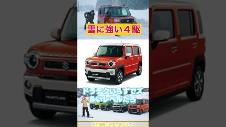【雪道最強】軽自動車TOP5！可愛い顔して中身は化け物？