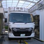 トラックニュース／いすゞとファミリーマート、バッテリー交換式EV実証実験