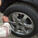 ハスラー　タイヤ交換　嫁の車お金を微妙にケチってます　バレたら怖い　笑い