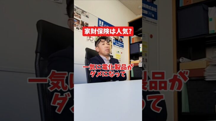 家財保険は人気？#社長 #社長と部下  #インタビュー #社長インタビュー  #社長に聞いてみた #社長の日常  #保険代理店 #保険屋さん #火災保険 #自動車保険