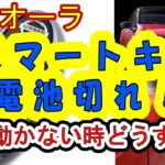 【日産オーラ】スマートキーが電池切れで、車が動かせない！そんな時はどうする？電池交換のコツも紹介。日産インテリジェントキー。
