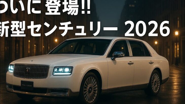 ついに発表‼️2026年新型トヨタセンチュリー✨究極の静寂と威厳の融合！【Apex auto Japan 】
