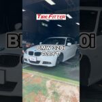 BMW 320iのランフラットタイヤ交換が30分以内でできる！？横浜都筑の持ち込みタイヤ交換ならタイヤフィッター！