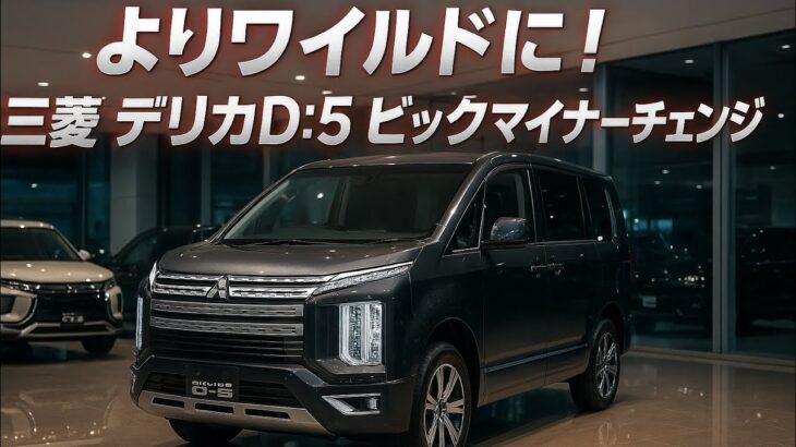 よりワイルドに！】三菱 デリカD:5 ビッグマイナーチェンジモデルの内外装はこれだ！Mitsubishi New DELICA D:5