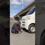 冬タイヤ(スタッドレスタイヤ)へ交換をしました。#タイヤ交換 #スタッドレスタイヤ #日常