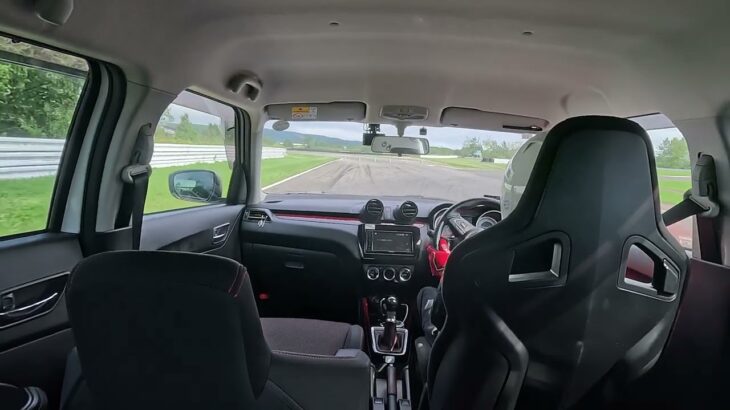 KさんのスイフトスポーツZC33Sで試乗アタック＠十勝スピードウェイジュニア