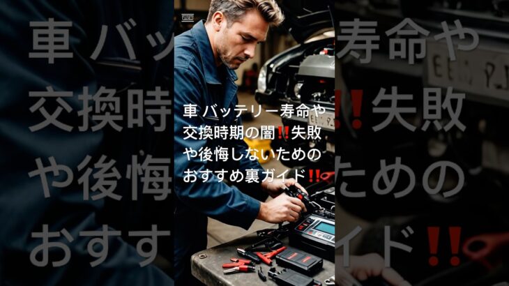 車 バッテリー 交換時期や寿命の闇 #バッテリー上がり #バッテリー交換 目安 #バッテリー上がった #充電 #おすすめ #点検 #車検 #アイドリングストップ #ハイブリッド #電気時自動車