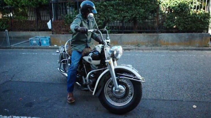 1958 FLH 1200 Kさんのパンヘッド 試乗