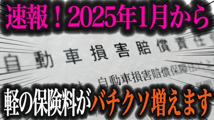 【制度変更】維持費が安いはずの軽自動車の保険料が改悪！？保険料率改定を徹底解説【車解説】