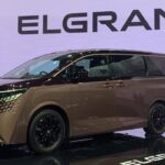 【JMS2025】新型エルグランドに試乗する片山さつき財務大臣！