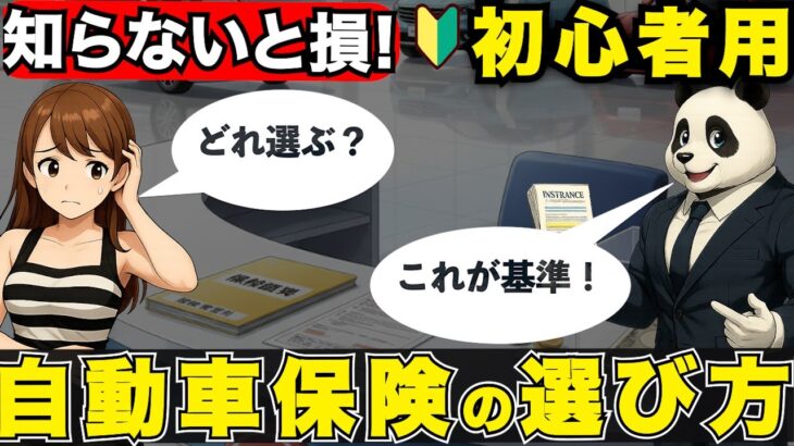 【最新版】初心者が選ぶべき自動車保険｜損しない人が絶対にやっている選び方