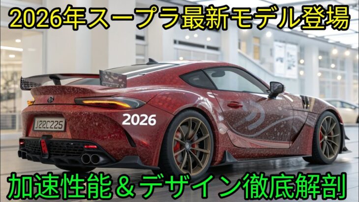 2026年トヨタスープラ完全レビュー最新スポーツカー性能と試乗体験デザイン・安全技術・加速性能を徹底解説!
