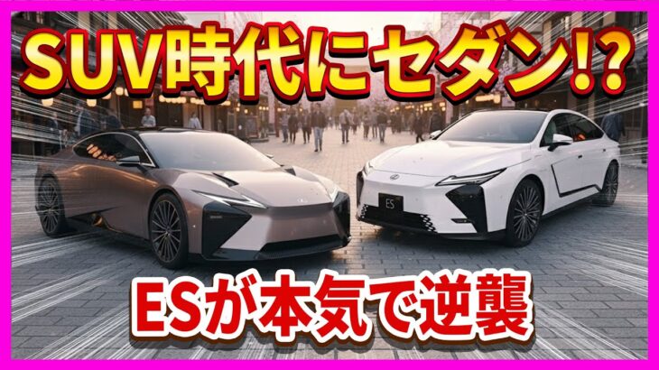 【レクサスES ― SUV時代に“逆行する”セダン】同じ予算であえて背の低いセダンを選ぶ理由とは？実用性だけでSUVを選ぶと、日常の騒音から一番解放してくれる一台を逃すかも