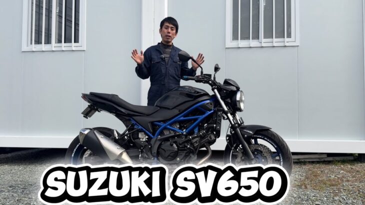 SV650 スズキの軽くて速くて楽なやつ　中古車紹介　試乗動画