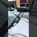 ワイパー交換　エアロワイパー　k12マーチ #automobile #car #drive #diy #snow #k12 #整備