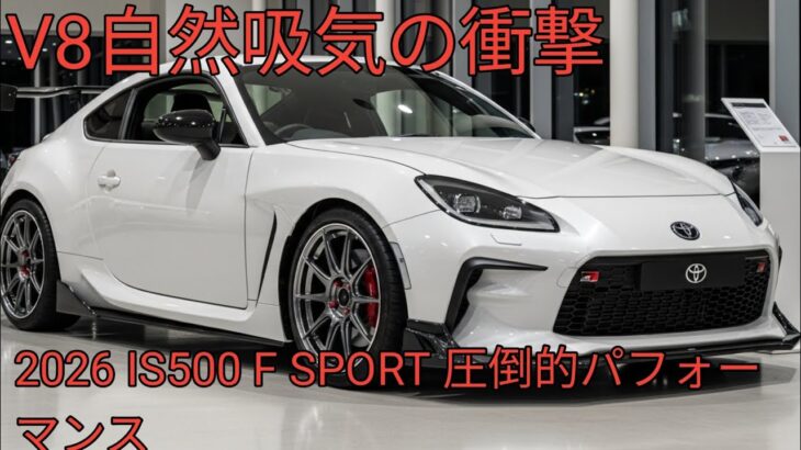 2026 レクサス IS 500F SPORT PerformanceV8自然吸気の鼓動究極スポーツセダン徹底解説