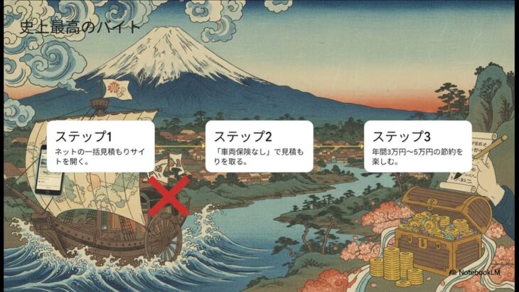 【9割がカモ】自動車保険で「安心」を買うな｜「車両保険」を捨てて15分で5万円拾う裏ルート【時給20万円】