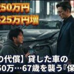 修理費50万円、保険料25万円増——善意で車を貸した67歳の静かな誤算