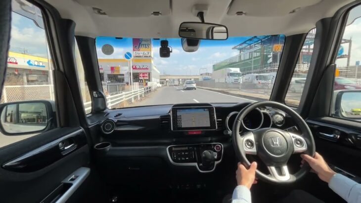 【試乗】ホンダ/NBOXカスタム/2016年式/GターボSSブラックスタイルパッケージ/660cc/JF1