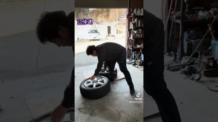 #drift #jzx110 #タイヤ交換