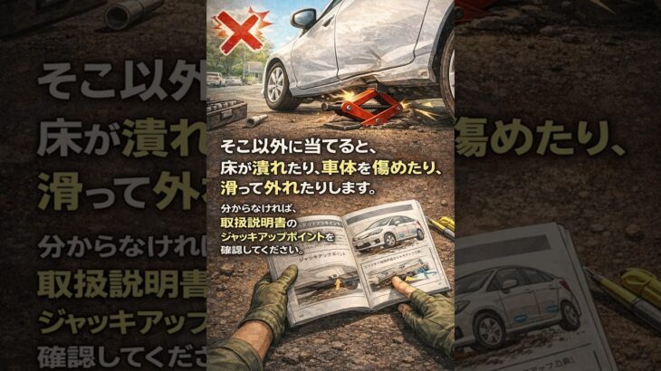 自分でタイヤ交換するならコレだけ守ろう！？ #車のマニアック解説 #automobile #プチ知識