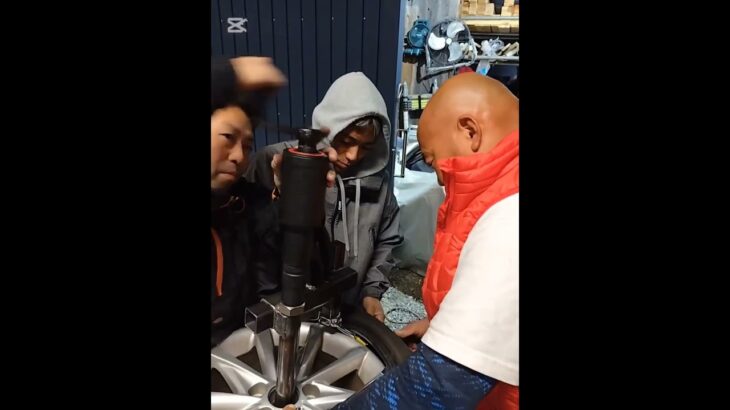 タイヤ交換　ＤＩＹ　タイヤチェンジャー　手動