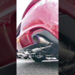【お客様のマイカー紹介！RX-8】マフラー交換作業。マフラー出口がかっこよくきれいなボディカラーとマッチしています。#rx8 #se3p #rotaryengine #exhaustsound