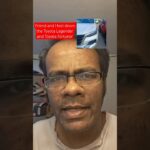 Friend and I test drove the Toyota Legender and Toyota Fortuner