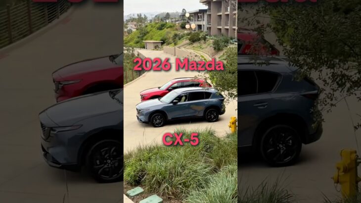 I’m in California to drive the 2026 Mazda CX-5! Have any questions about the redesign? #mazdacx5