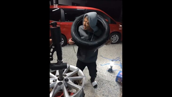 タイヤ交換　ＤＩＹ　倍力レンチ　タイヤチェンジャー