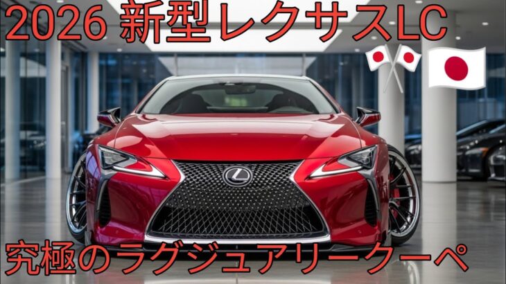 2026年新型レクサスLC完全公開進化したラグジュアリークーペの真価圧倒的デザインと最先端テクノロジーLC500 LC500h最新スペック徹底解説