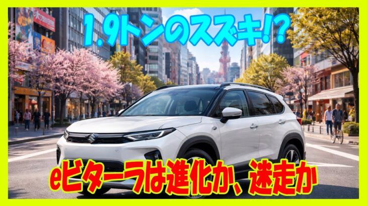 【スズキ eビターラ】1.9トンEVは「進化」か「裏切り」か？