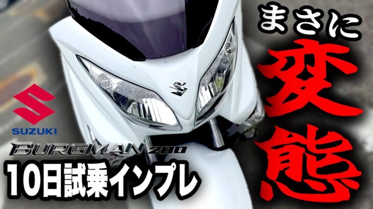 本気の変態スクーター！バーグマン200｜10日間試乗インプレ【レビュー】