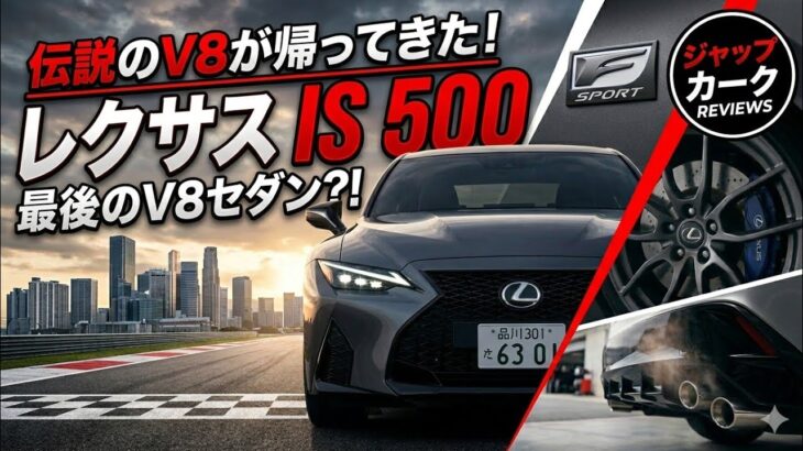伝説のV8が復活！レクサス IS 500 F SPORT Performance 徹底試乗：これが最後の大排気量セダンか？！