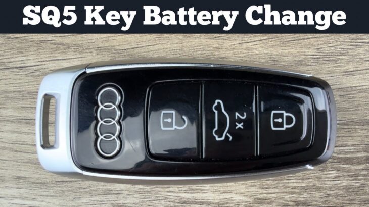 2019 – 2022 AUDI SQ5 Key Fob Battery Replacement – How To Change Replace S5 Remote Batteries DIY