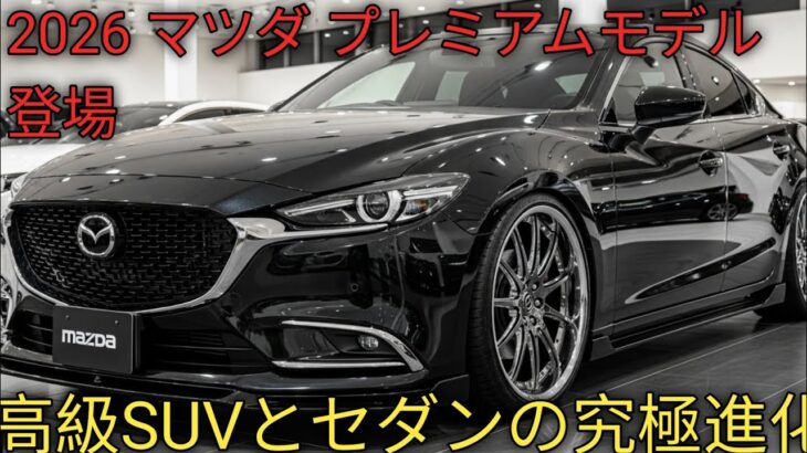 新型2026 マツダ プレミアムモデル 完全解説高級感と革新技術の融合走りとデザインの進化を体感マツダ最新ラインナップを紹介