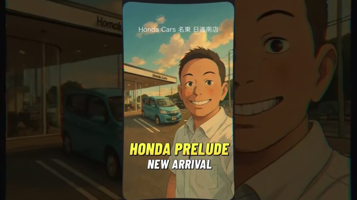 【新型プレリュード】HONDA CARS 名東 日進南店で最新モデルをチェック！#新型プレリュード#ホンダ#HONDA#プレリュード#HondaCars名東日進南店#新型車#試乗#車紹介#ホンダ好き