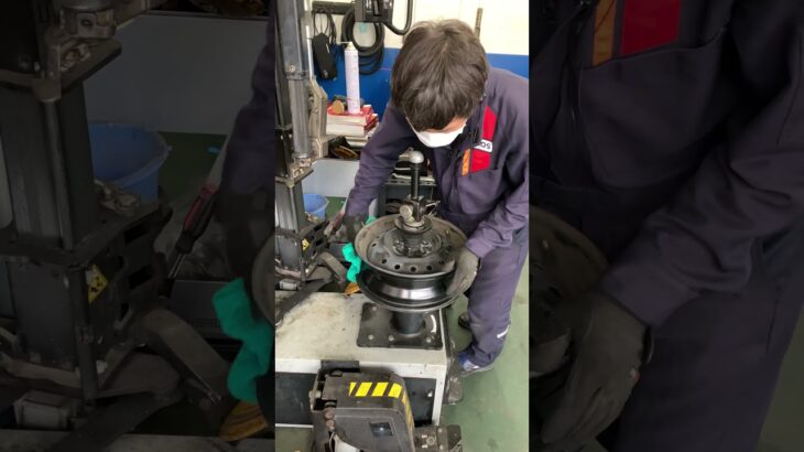 #タイヤ交換 #スペーシア