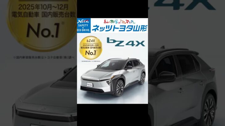 【2025年10-12月電気自動車国内販売台数No.1！】(2026/1/14)