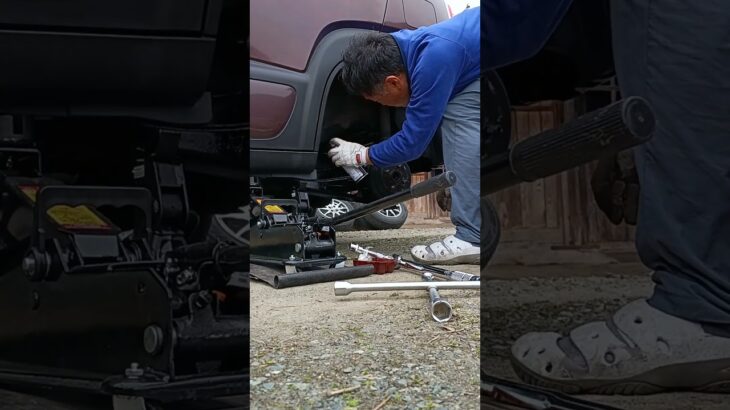 春のタイヤ交換・１台目〜さらばスタッドレス〜