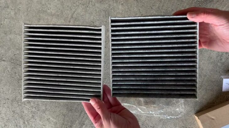 エアコンフィルター交換 ダイハツ ムーブ L175s 169,617km 20260213