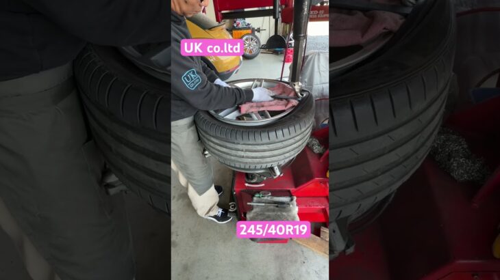 アウディA7タイヤ交換です。19インチ#コンチネンタル#19インチ#野木町#古河市