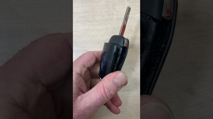 Ford Flip key battery change -EASY DIY #automobile #remotebattery #fix #edc X remotecontrolbattery